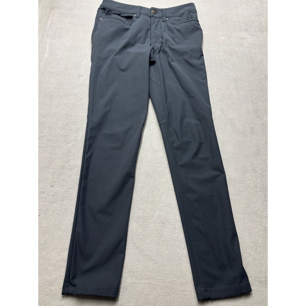 Lululemon Mens ABC Slim Fit Pant 30 Warpstreme Obsidian Grey LM5AD5S Size 28